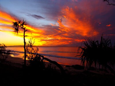 Australia sandy beach horizon photo