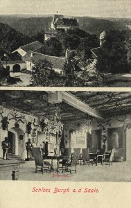 Burgkhammer (Saale), Thüringen - Schloss; Rittersaal (Zeno Ansichtskarten)