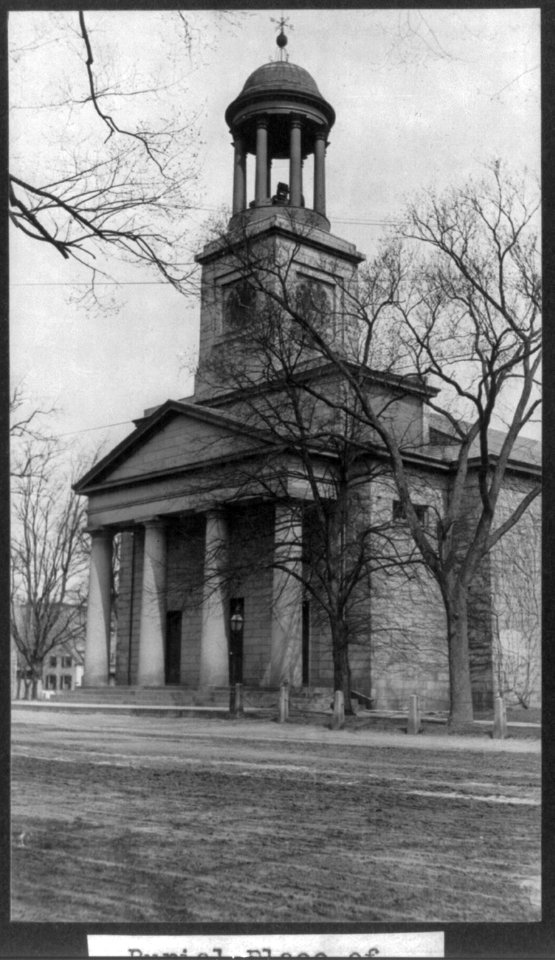 Burial Place of John Adams, Quincy, Mass. LCCN2004681959