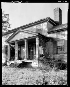 Burned house Brown's Cove Albemarle County Virginia by Frances Benjamin Johnston