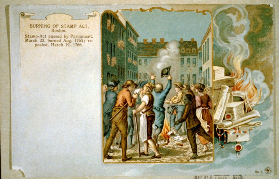 Burning of Stamp Act, Boston LCCN2002719852