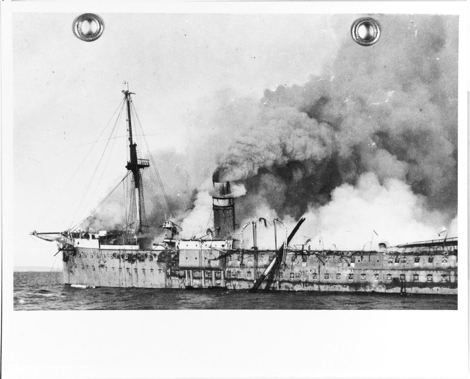 Burning of French Transport Vinh-Long, 16 December 1922 - 19-N-11576