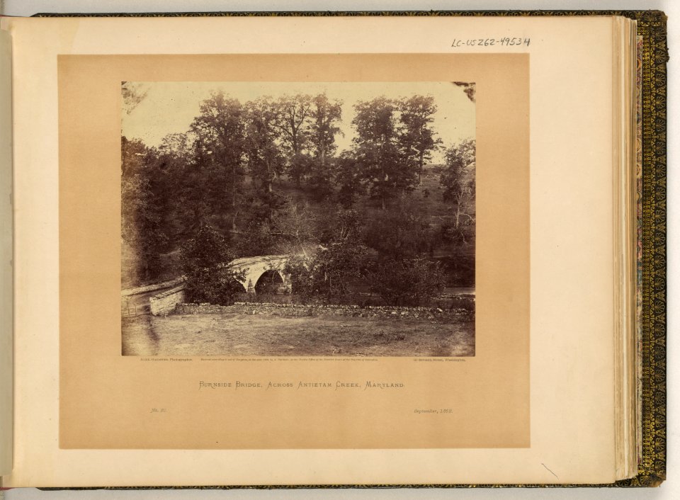 Burnside bridge, across Antietam Creek, Maryland - Alex. Gardner, photographer. LCCN2002713093