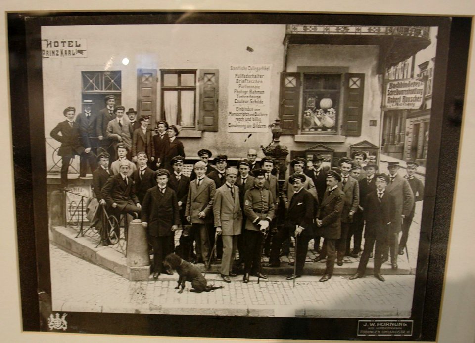 Burschenschafter der Germania Tübingen, J W Hornung, 1915