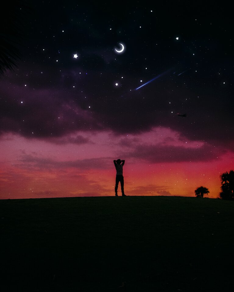 Dusk twilight evening