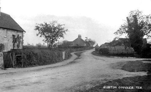 Burton Coggles, Lincolnshire, England - road through village photo
