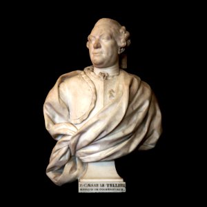 Bust of François-Cesar Le Tellier de Courtanvaux at BSG-IMG 6993-black