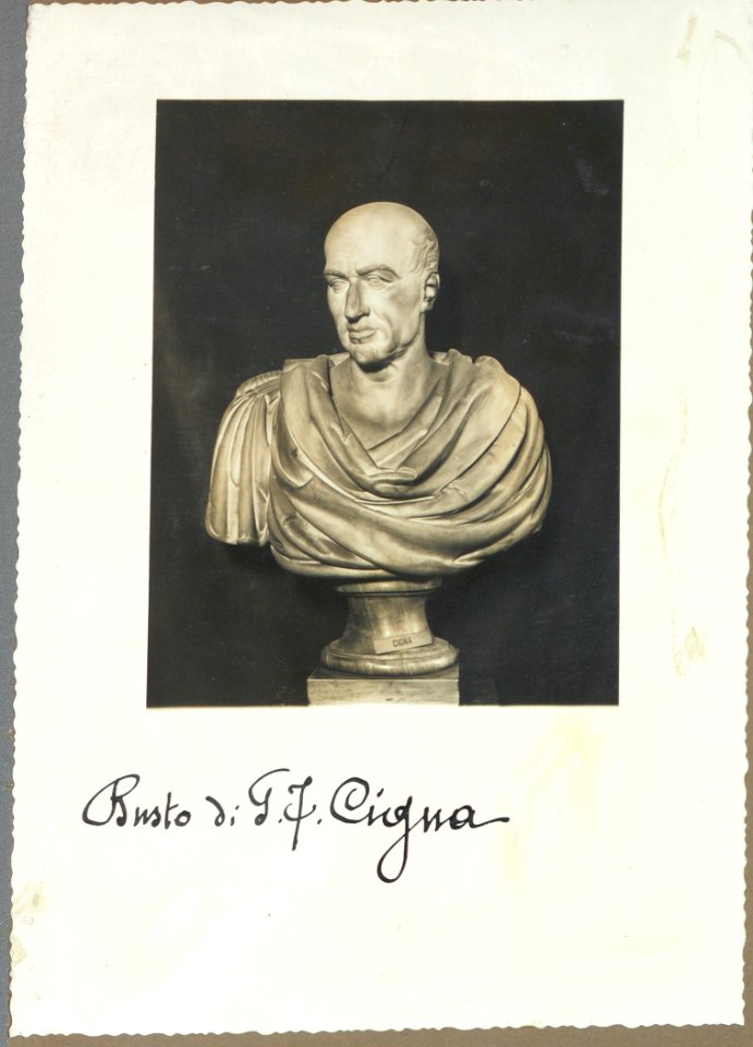 Busto di Giovanni Francesco Cigna, 1823 - Accademia delle Scienze di Torino - Ritratti di soci 0001