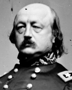 General Butler during the Civil War face detail, from- Benjamin Franklin Butler politician - Brady-Handy (cropped)