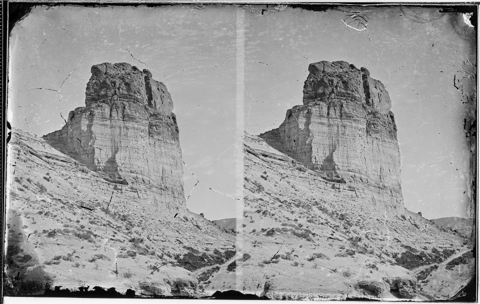 Butte, near Green River City, Wyoming - NARA - 519541
