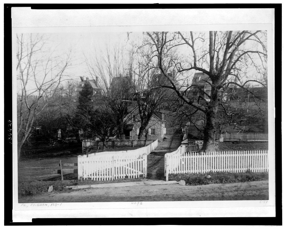 Buttercup Cottage, Germantown, Philadelphia Co., Pa. (i.e. Matthias Milan house, Cresheim Road, Mount Airy, Philadelphia, Pa.) LCCN2006683758