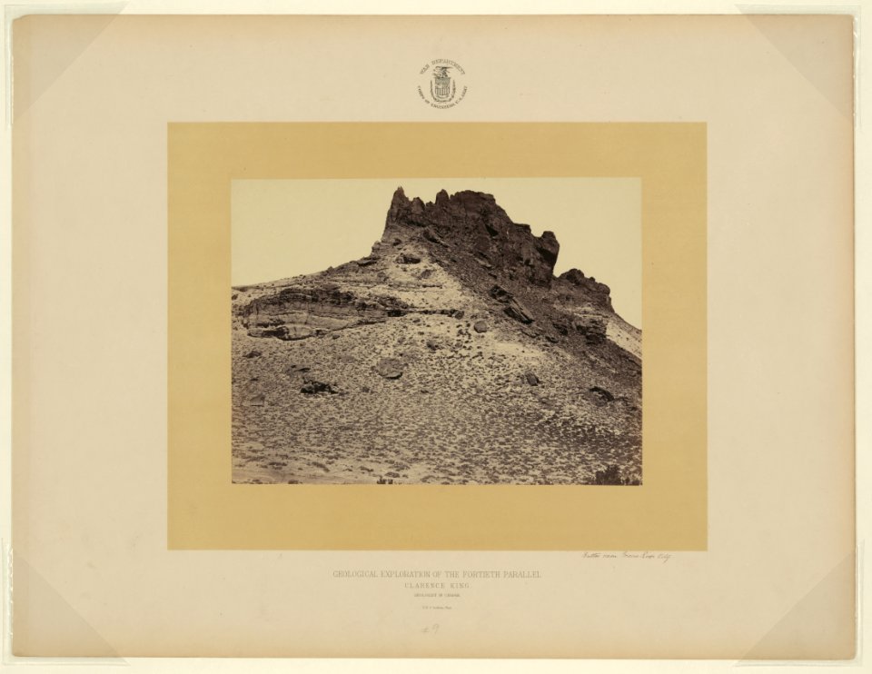 Buttes near Green River City (Wyo.) - T. H. O'Sullivan, phot. LCCN2006677736