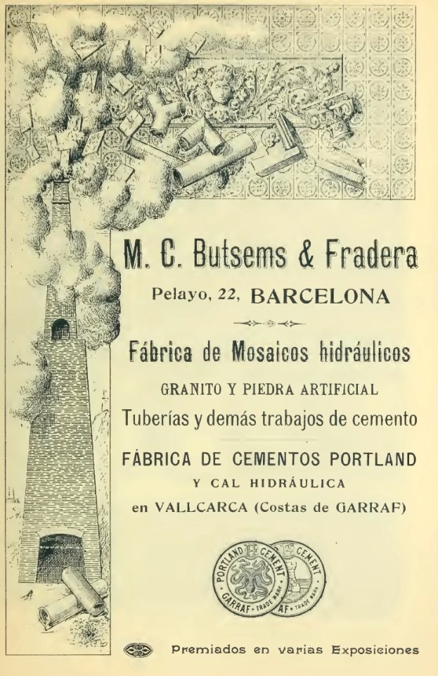 Butsems-Fradera anunci 1907