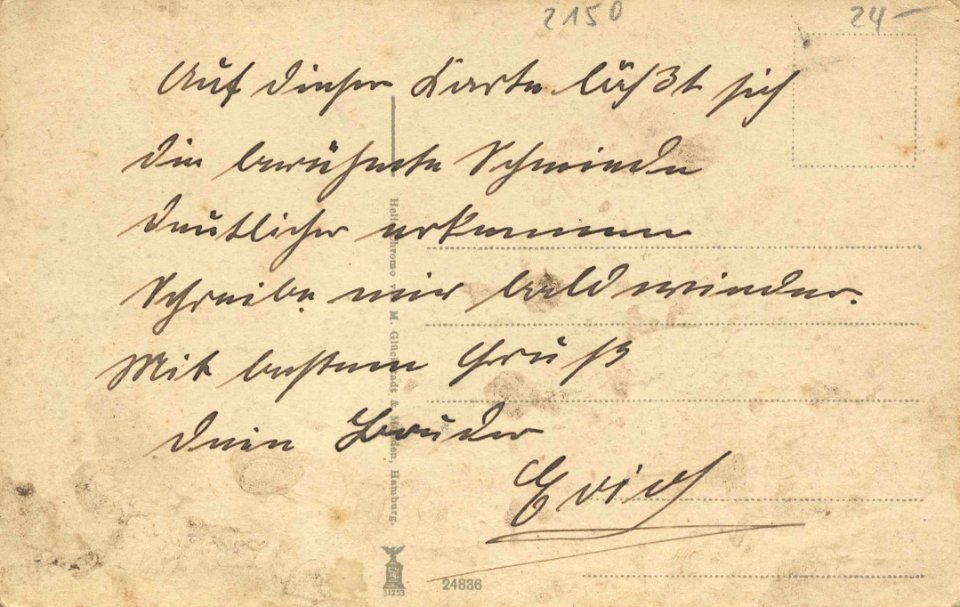 Buxtehude, Niedersachsen - Schmiede von Buxtehude (back) (Zeno Ansichtskarten)