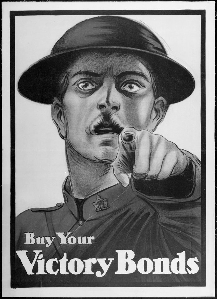 Buy Your Victory Bonds. Color poster. Issued by Victory Bond Committee, Ottawa, Canada., ca. 1917 - NARA - 516338