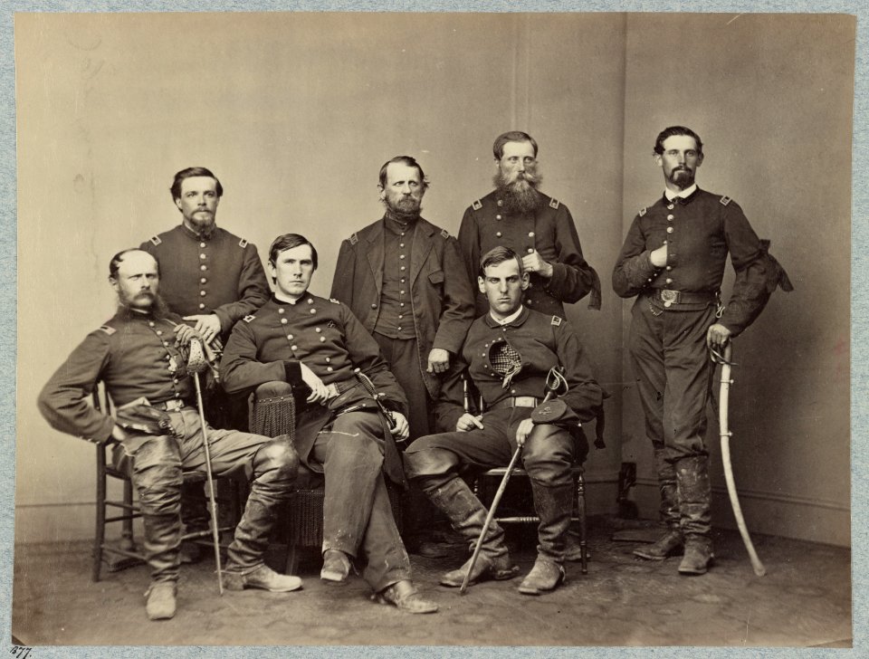 Bvt. Brig. General C. D. McDougall (i.e. MacDougall) and staff LCCN2013647570
