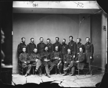 Bvt. Maj. Gen. William T. Ward and staff of fourteen - NARA - 524477