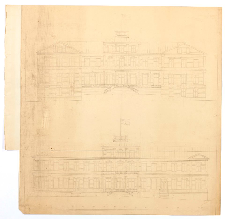 Byggnadsritningar. Ramlösa - Hallwylska museet - 105249