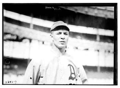 Byron Houck, Philadelphia AL, at Polo Grounds, NY (baseball) LCCN2014693996