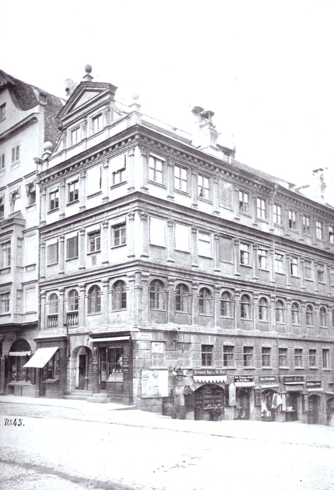 Bäckerhaus Augsburg um 1870