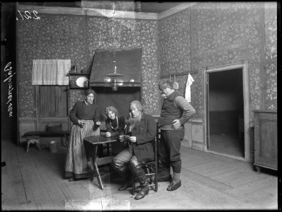 Bäverpälsen, Svenska teatern 1902. Föreställningsbild - SMV - SvT043