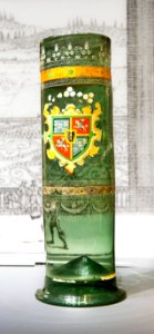 Bägare av glas från 1627 med brahevapnet - Skoklosters slott - 97345