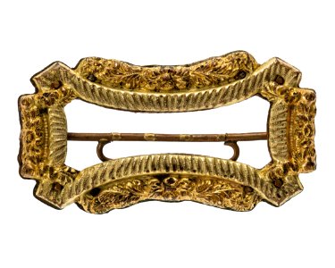 Bältesspänne av förgylld koppar, 1700-tal - Hallwylska museet - 110478 photo