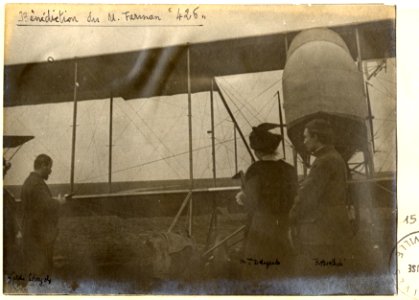 Bénédiction du M. Farman 426 - Fonds Berthelé - 49Fi1873-15