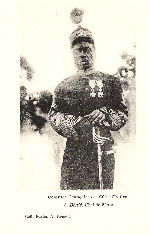 Bénié, chef de Béttié (Côte d'Ivoire)