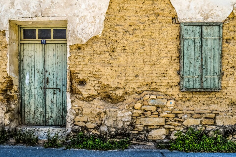 Aged weathered architecture