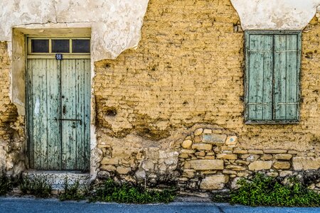 Aged weathered architecture photo