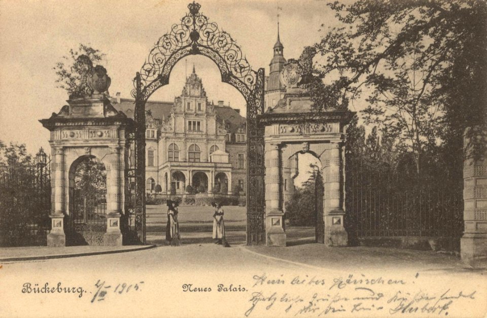 Bückeburg, Niedersachsen - Neues Palais (Zeno Ansichtskarten)