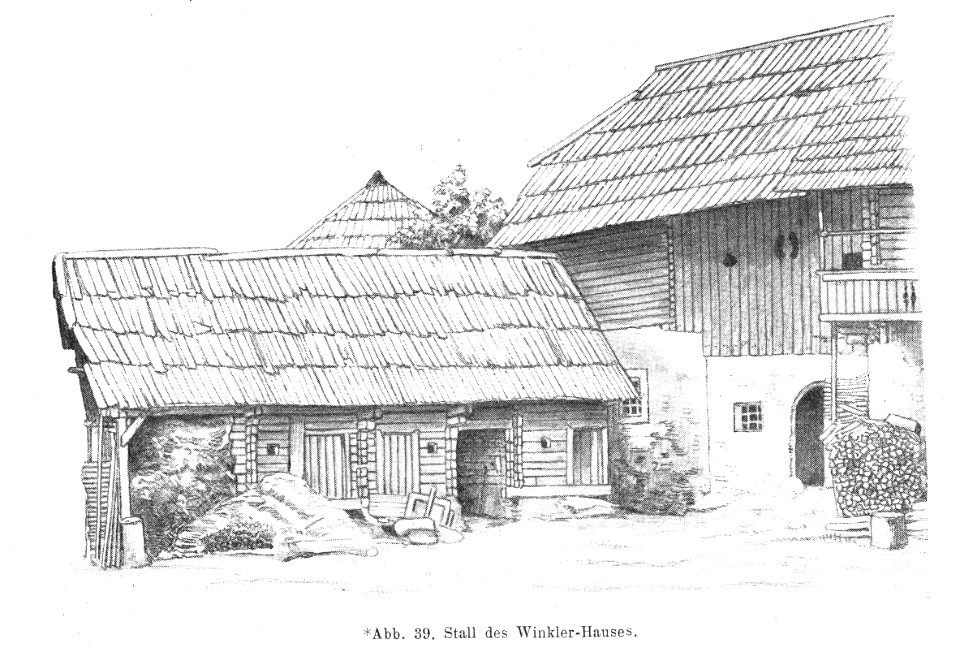 Bünker 1902 S 063 sw Winkler Haus Reich Seeboden Stall