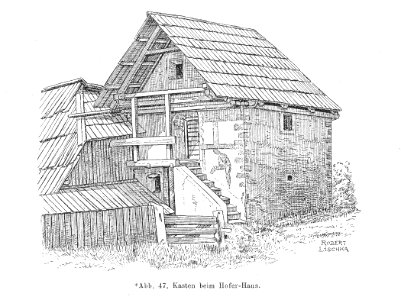 Bünker 1902 S 071 sw Hofer Haus Treffling Kasten