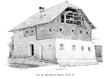 Bünker 1902 S 080 sw Hatz Haus Tangern Seeboden
