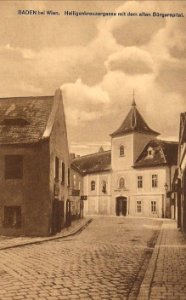 Bürgerspital in Baden um 1910