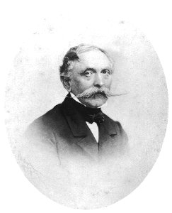 C Buchner - Herr mit gezwirbeltem Bart 1867 Albumin (117)