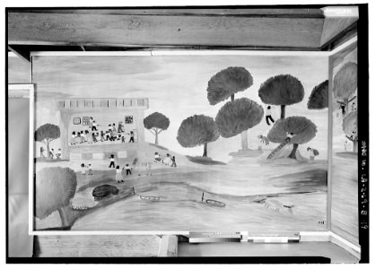 C Hunter mural detail - Juke Joint