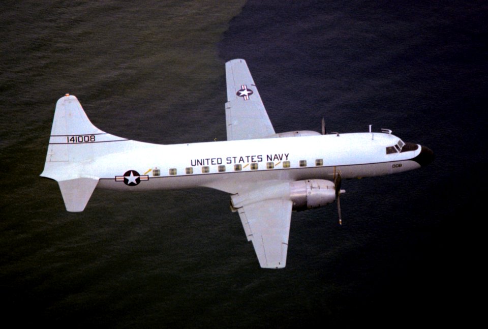 C-131F Samaritan VR-48 in flight 1983