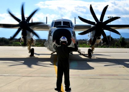 C-2A with NP2000 propellers Souda Bay 2010 photo
