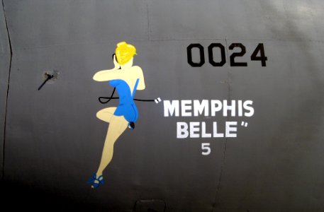 C-141 Memphis Belle Nose Art photo