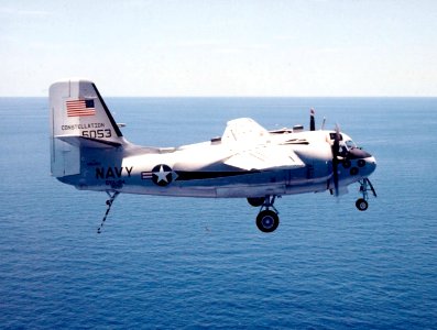 C-1A Trader off USS Constellation (CVA-64) c1974