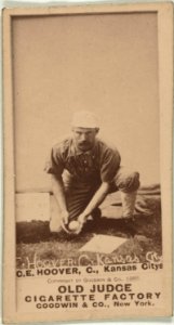 C. E. Hoover, Kansas City Cowboys, baseball card portrait LCCN2007686998