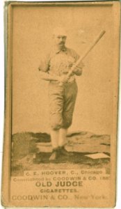 C. E. Hoover, Chicago White Stockings, baseball card portrait LCCN2007686465