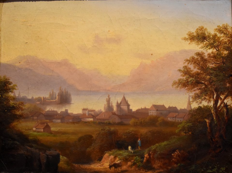 Claude-Sébastien Hugard de La Tour - Le lac de Thoune
