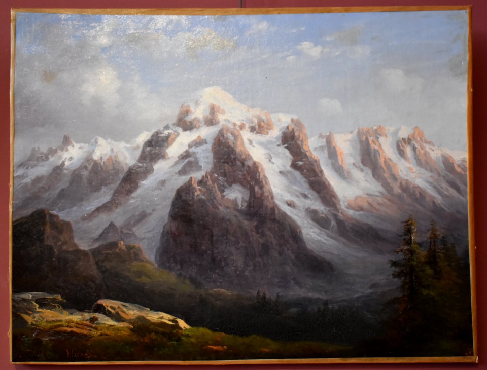 Claude-Sébastien Hugard de La Tour - Vue du Mont-Blanc