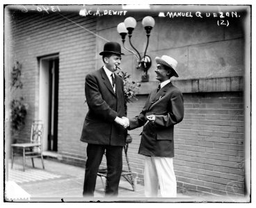 C.A. Dewitt; Manuel Quezon LCCN2014687144