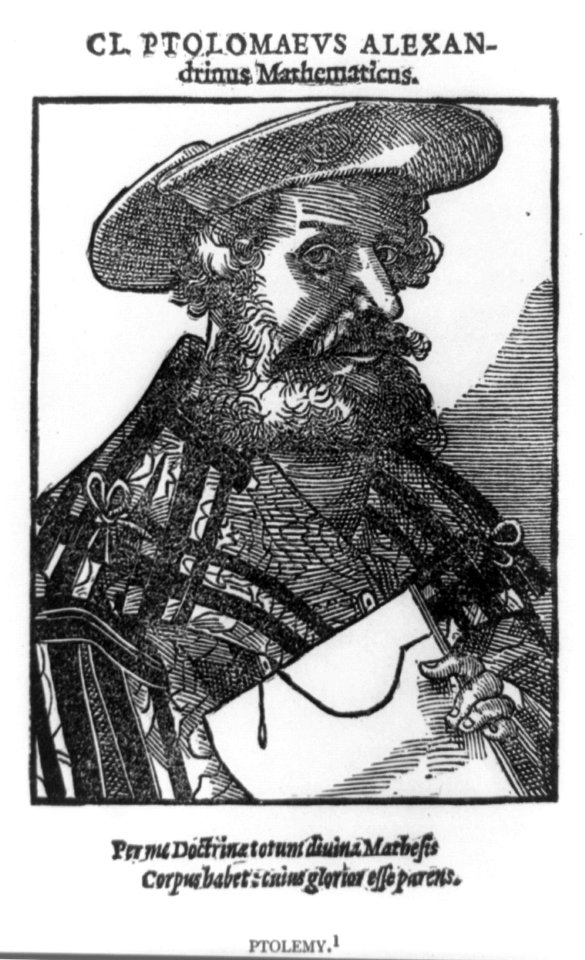 Claudius Ptolemy, half-length portrait, facing right LCCN93515230