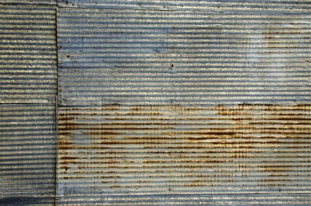 Rusty iron sheets old