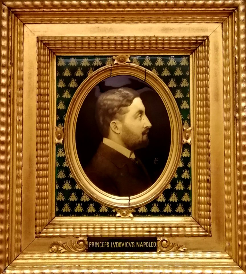 Claudius Popelin - Portrait (posthume) du prince Louis-Napoléon